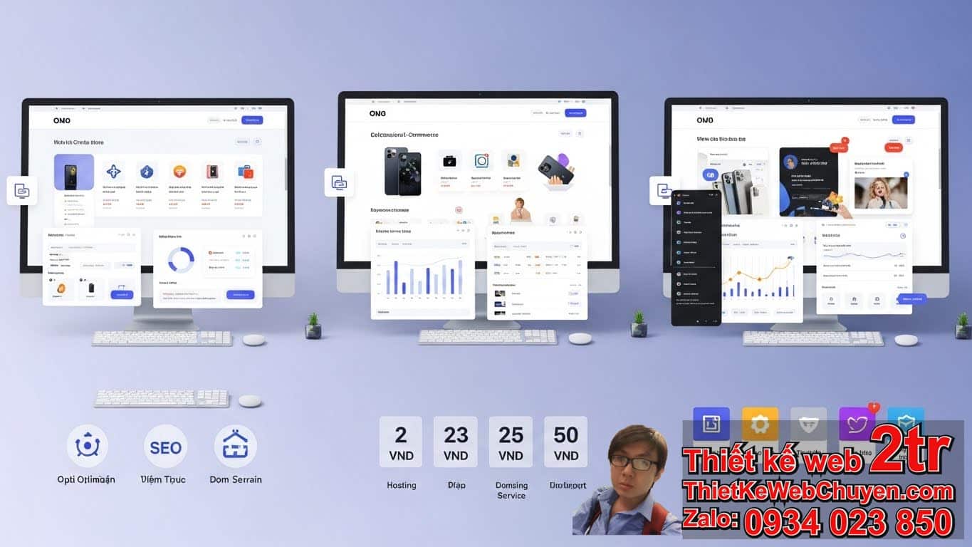 Thiết kế web bán phụ kiện điện thoại bao nhiêu tiền phụ thuộc vào những yếu tố
nào?