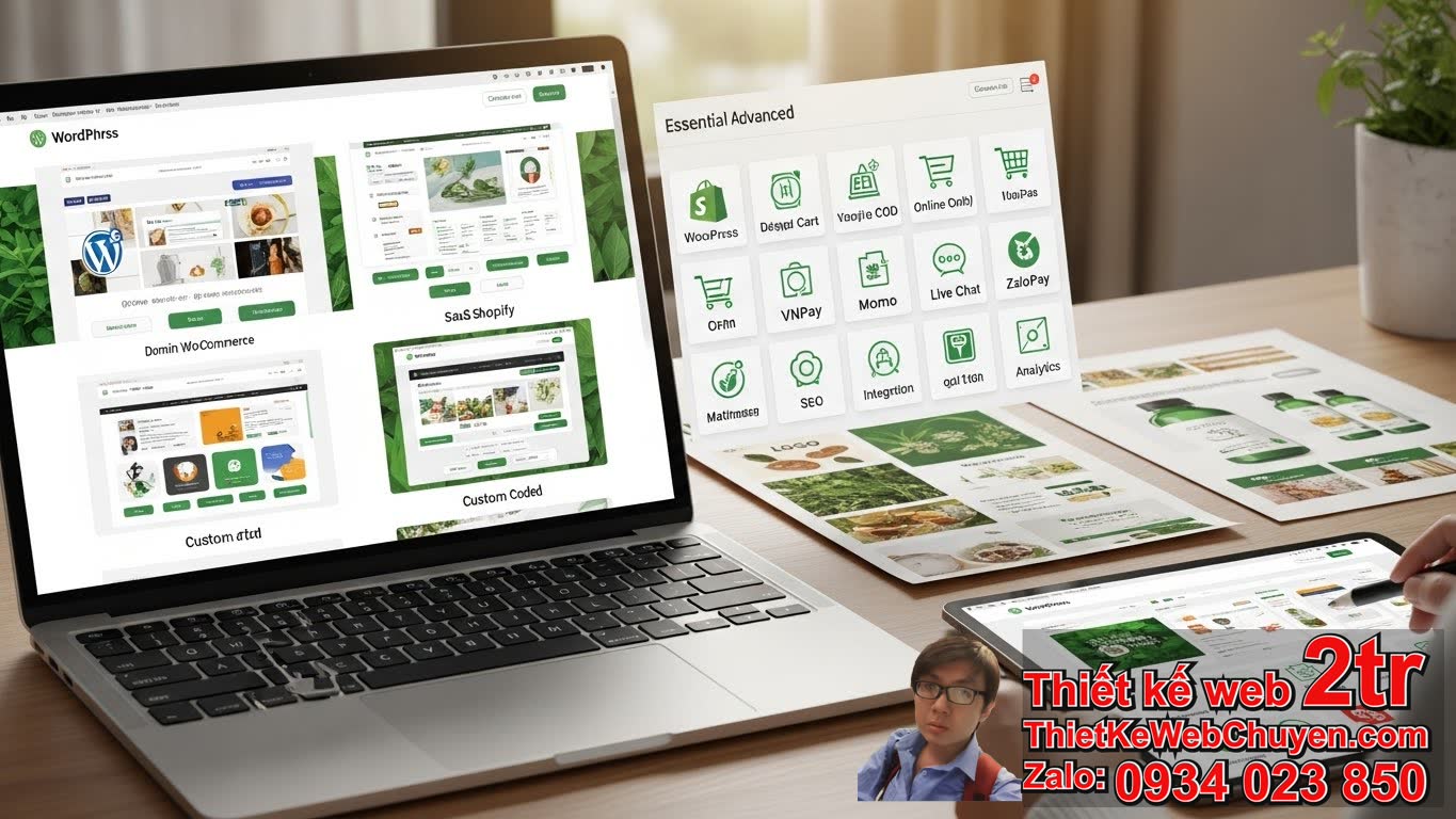 Thiết kế web bán thảo dược bao nhiêu tiền: Các yếu tố ảnh hưởng?