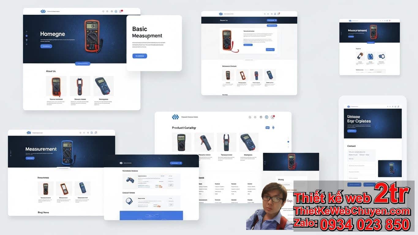 Thiết kế web Bán thiết bị đo lường bao nhiêu tiền cho một website cơ bản?