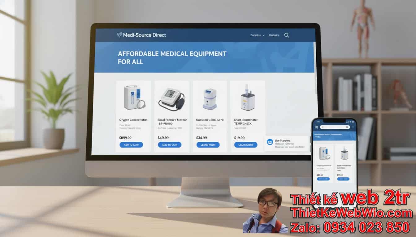 Thiết Kế Web Bán Thiết Bị Y Tế Giá Rẻ: Tại Sao Lại Cần Thiết Cho Doanh Nghiệp
Của Bạn? Thiết Kế Web Bán Thiết Bị Y Tế Giá Rẻ: Tại Sao Lại Cần Thiết Cho Doanh Nghiệp
Của Bạn?