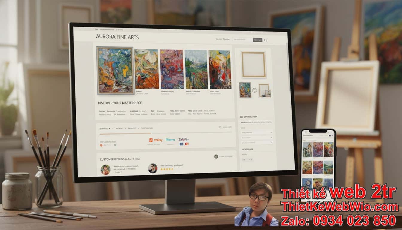 Thiết Kế Web Bán Tranh Giá Rẻ Có Thực Sự Hiệu Quả? Thiết Kế Web Bán Tranh Giá Rẻ Có Thực Sự Hiệu Quả?