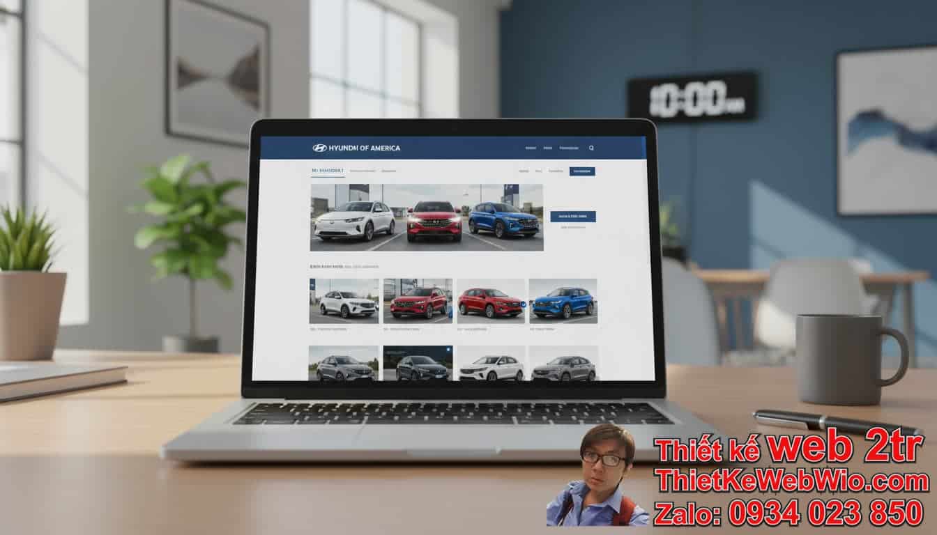 Thiết kế web bán xe ô tô Hyundai giá rẻ – Tại sao lại là lựa chọn tối ưu cho đại
lý và showroom của bạn? Thiết kế web bán xe ô tô Hyundai giá rẻ – Tại sao lại là lựa chọn tối ưu cho đại
lý và showroom của bạn?