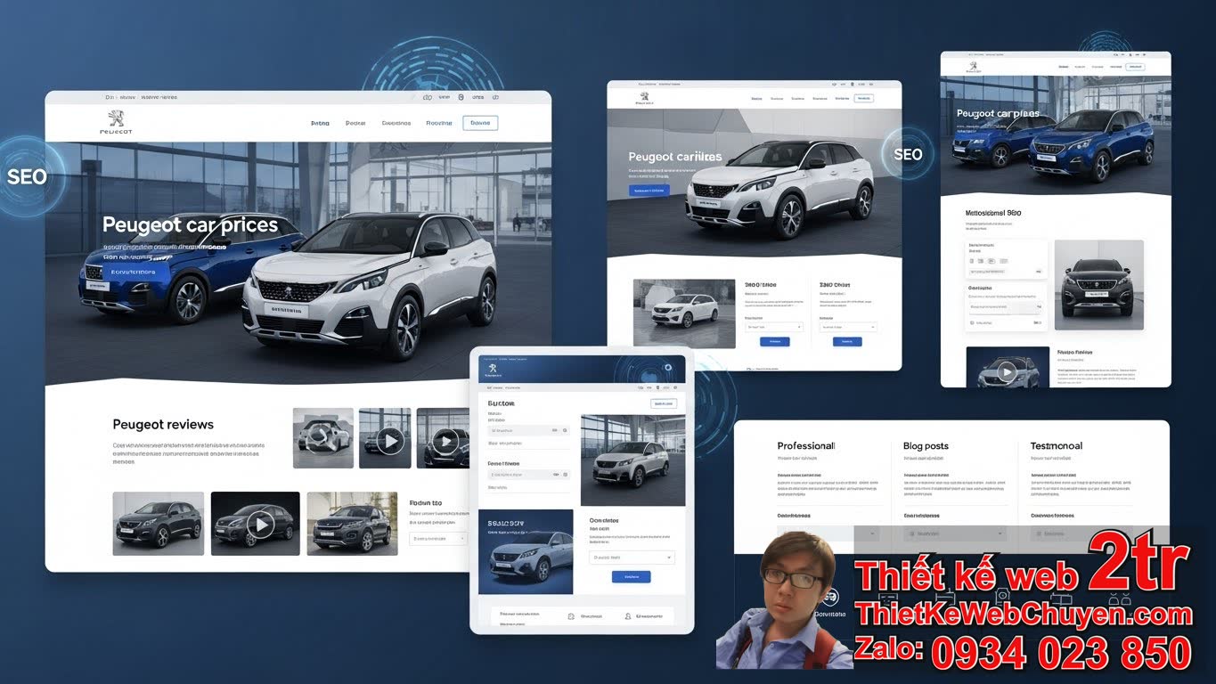 Thiết kế web bán xe ô tô Peugeot bao nhiêu tiền? Tổng quan và các yếu tố ảnh
hưởng