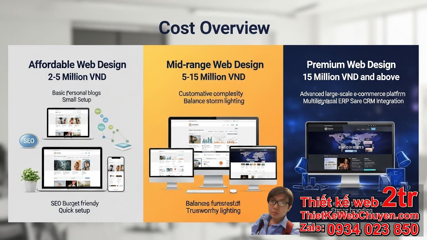 Thiết Kế Web Bao Nhiêu Tiền Giá Bao Nhiêu: Tổng Quan Các Gói Chi Phí Phổ Biến?