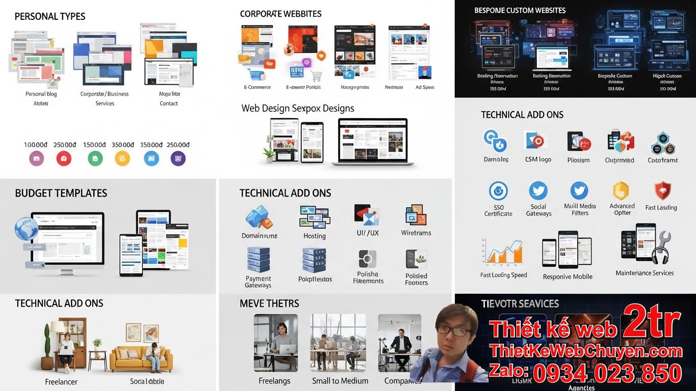 Thiết kế web bao nhiêu tiền? Yếu tố ảnh hưởng đến chi phí