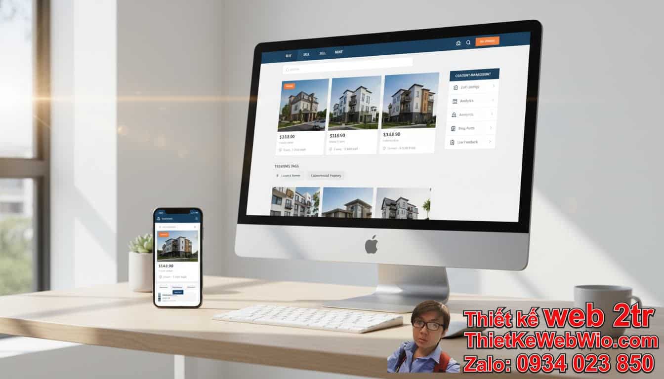 Thiết kế Web Bất Động Sản Giá Rẻ Có Thật Sự Hiệu Quả?