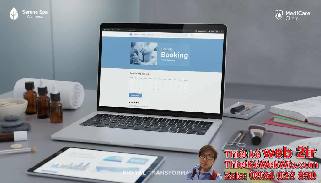 Thiết Kế Web Booking Đặt Lịch Giá Rẻ: Tại Sao Lại Là Lựa Chọn Thông Minh Trong
Thời Đại Số? Thiết Kế Web Booking Đặt Lịch Giá Rẻ: Tại Sao Lại Là Lựa Chọn Thông Minh Trong
Thời Đại Số?