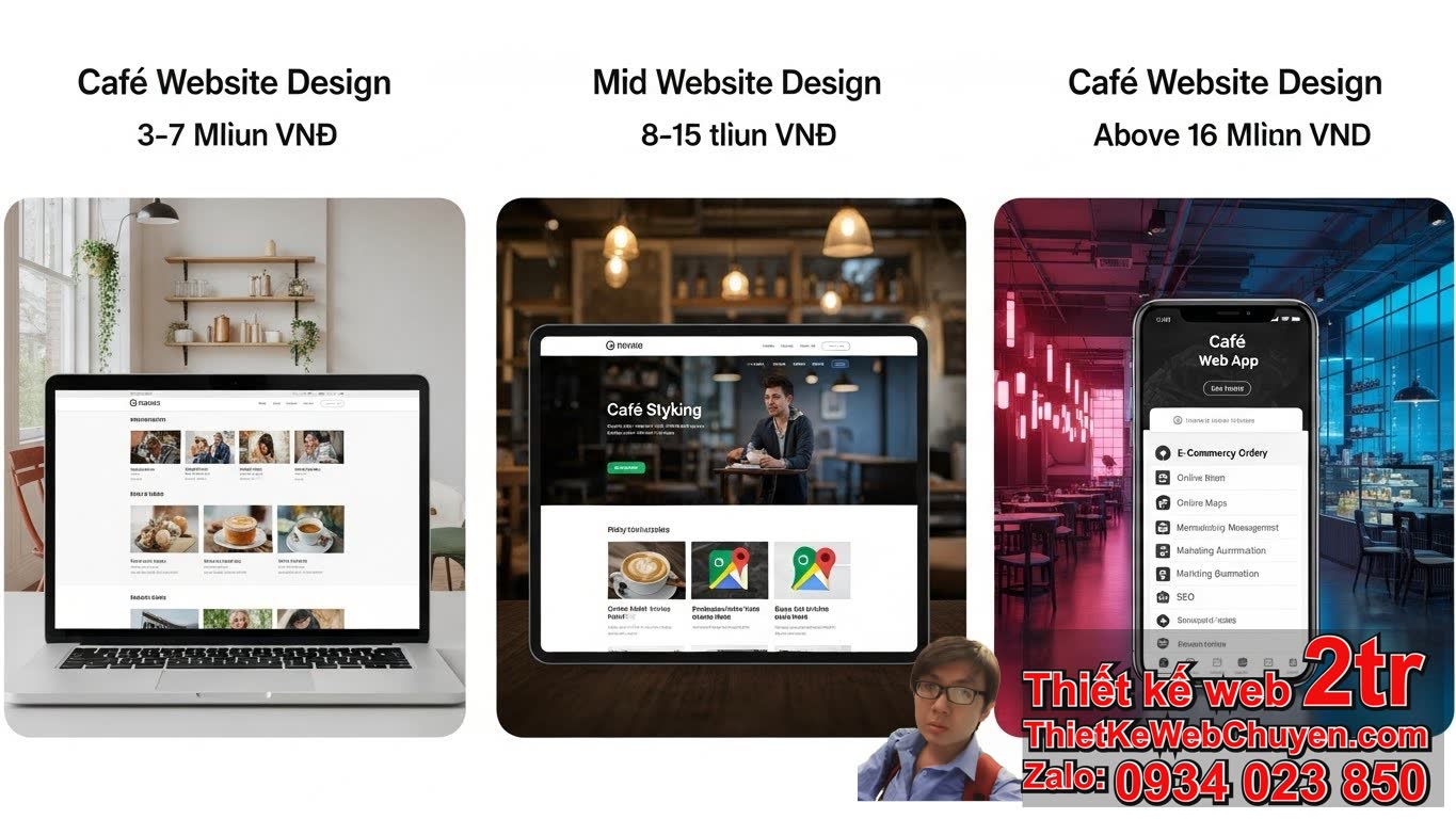 Thiết kế Web Cafe Bao Nhiêu Tiền: Tổng Quan Các Yếu Tố Ảnh Hưởng Đến Chi Phí?