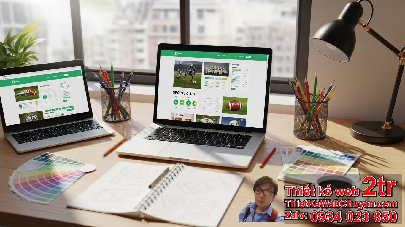 Thiết kế web câu lạc bộ thể thao bao nhiêu tiền? Tổng quan về chi phí