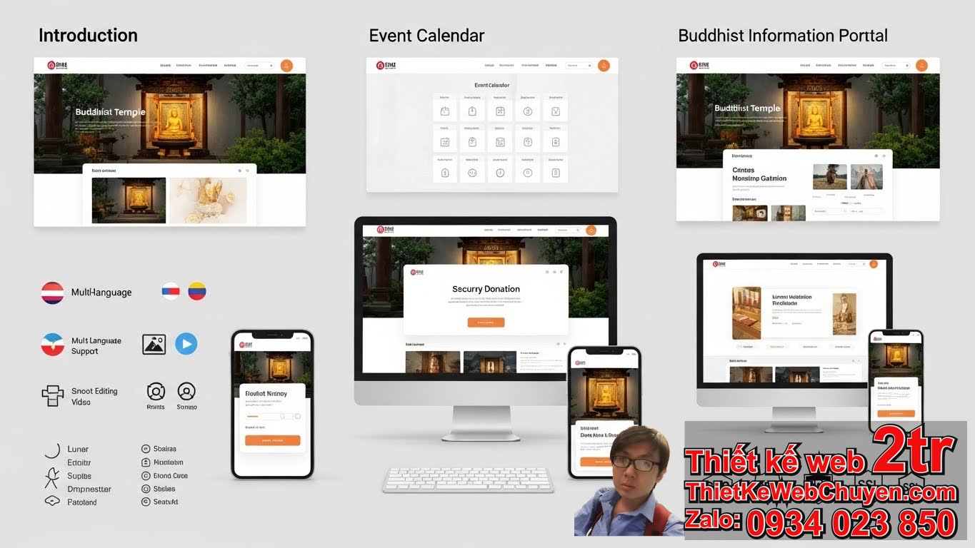 Thiết kế web cho nhà chùa Phật giáo bao nhiêu tiền? Tổng quan các yếu tố chi phí Thiết kế web cho nhà chùa Phật giáo bao nhiêu tiền? Tổng quan các yếu tố chi phí