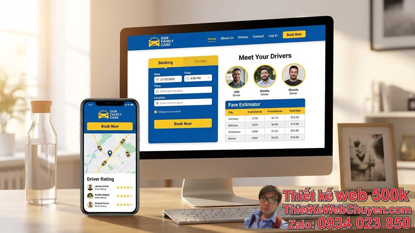 Thiết Kế Web Cho Đội Taxi Gia Đình Là Gì Và Tại Sao Lại Cần Thiết? Thiết Kế Web Cho Đội Taxi Gia Đình Là Gì Và Tại Sao Lại Cần Thiết?