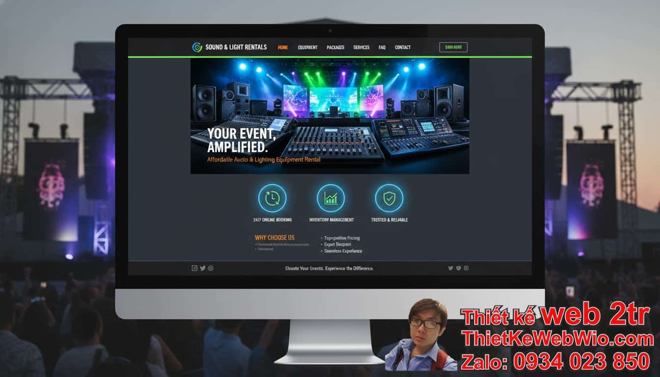 Thiết Kế Web Cho Thuê Thiết Bị Âm Thanh Ánh Sáng Giá Rẻ Có Vai Trò Quan Trọng
Như Thế Nào? Thiết Kế Web Cho Thuê Thiết Bị Âm Thanh Ánh Sáng Giá Rẻ Có Vai Trò Quan Trọng
Như Thế Nào?