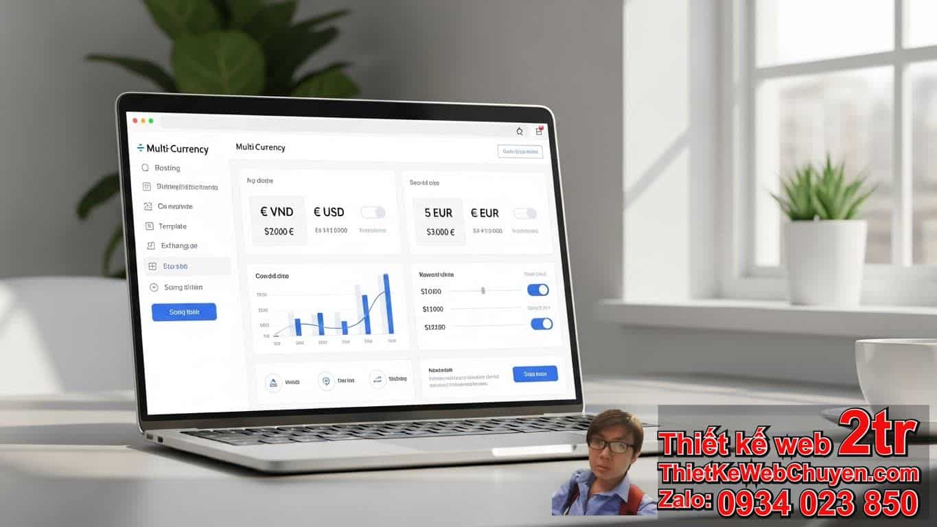 Thiết kế web có đa tiền tệ bao nhiêu tiền nếu lựa chọn các gói cơ bản?