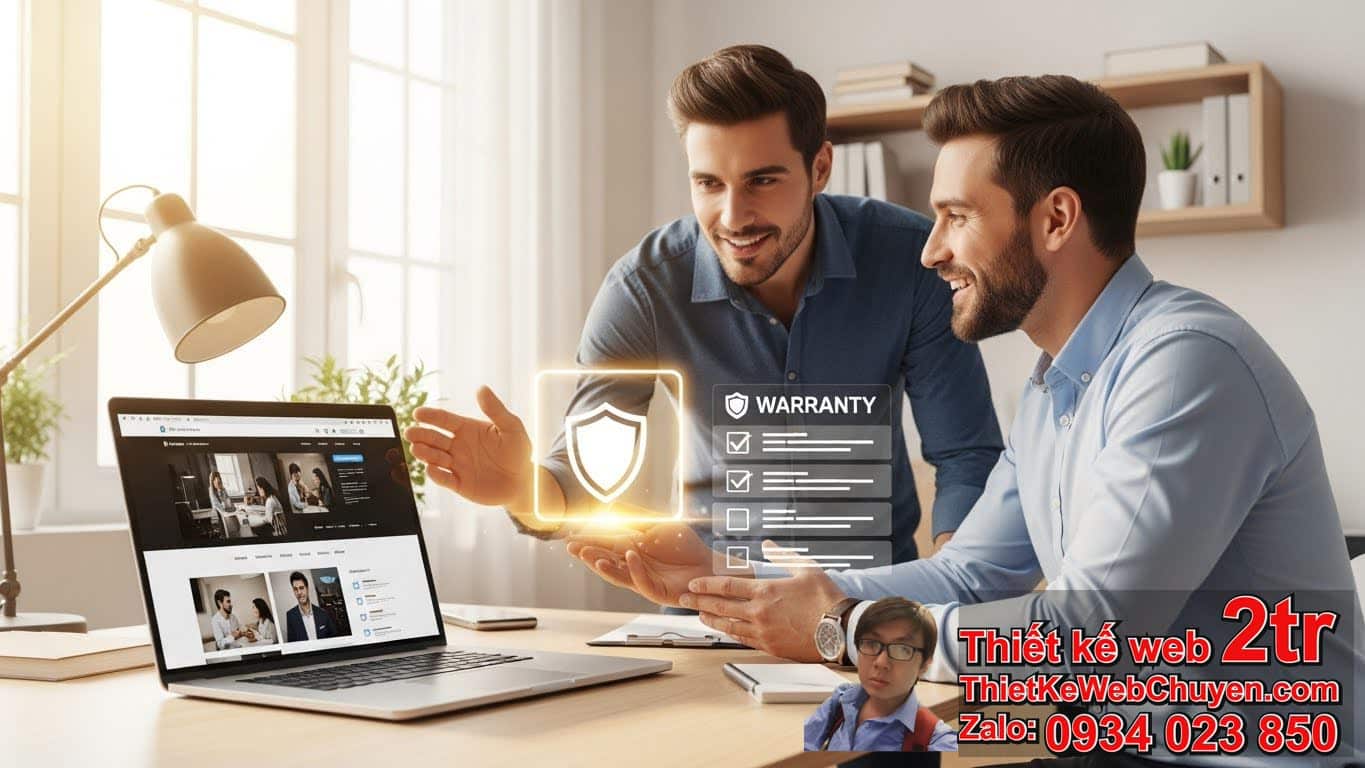 Thiết kế web có bảo hành không? – Tại sao bảo hành lại quan trọng?