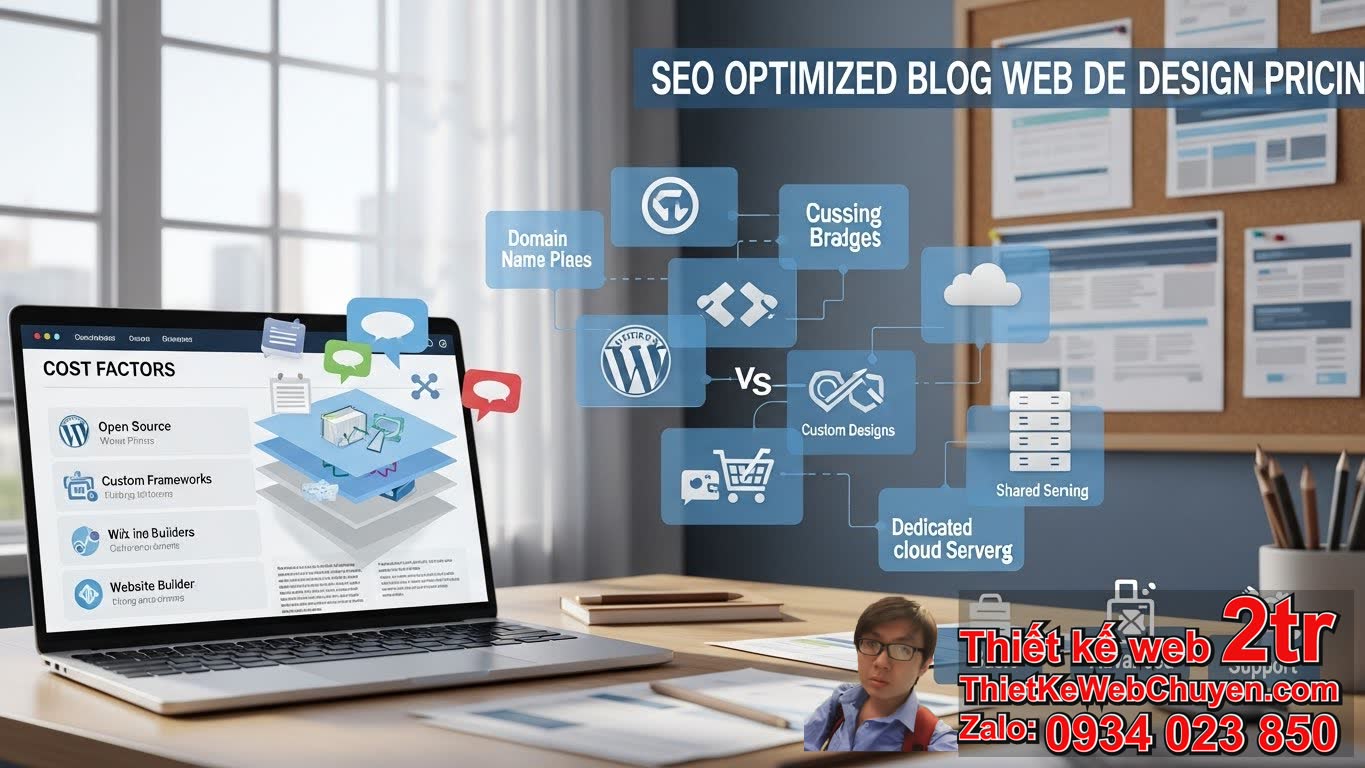 Thiết kế web có blog chuẩn SEO bao nhiêu tiền và các yếu tố ảnh hưởng?