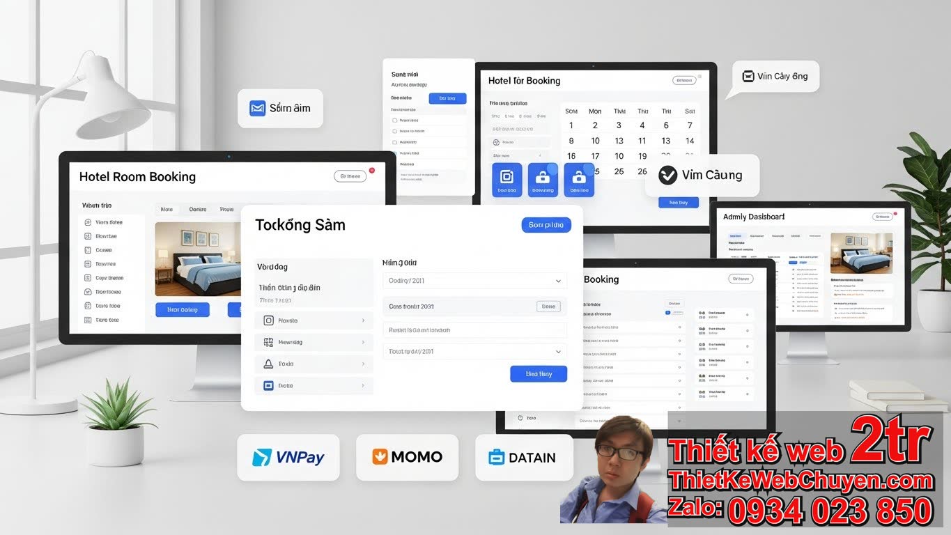 Thiết kế web có booking đặt phòng bao nhiêu tiền nếu lựa chọn gói cơ bản?