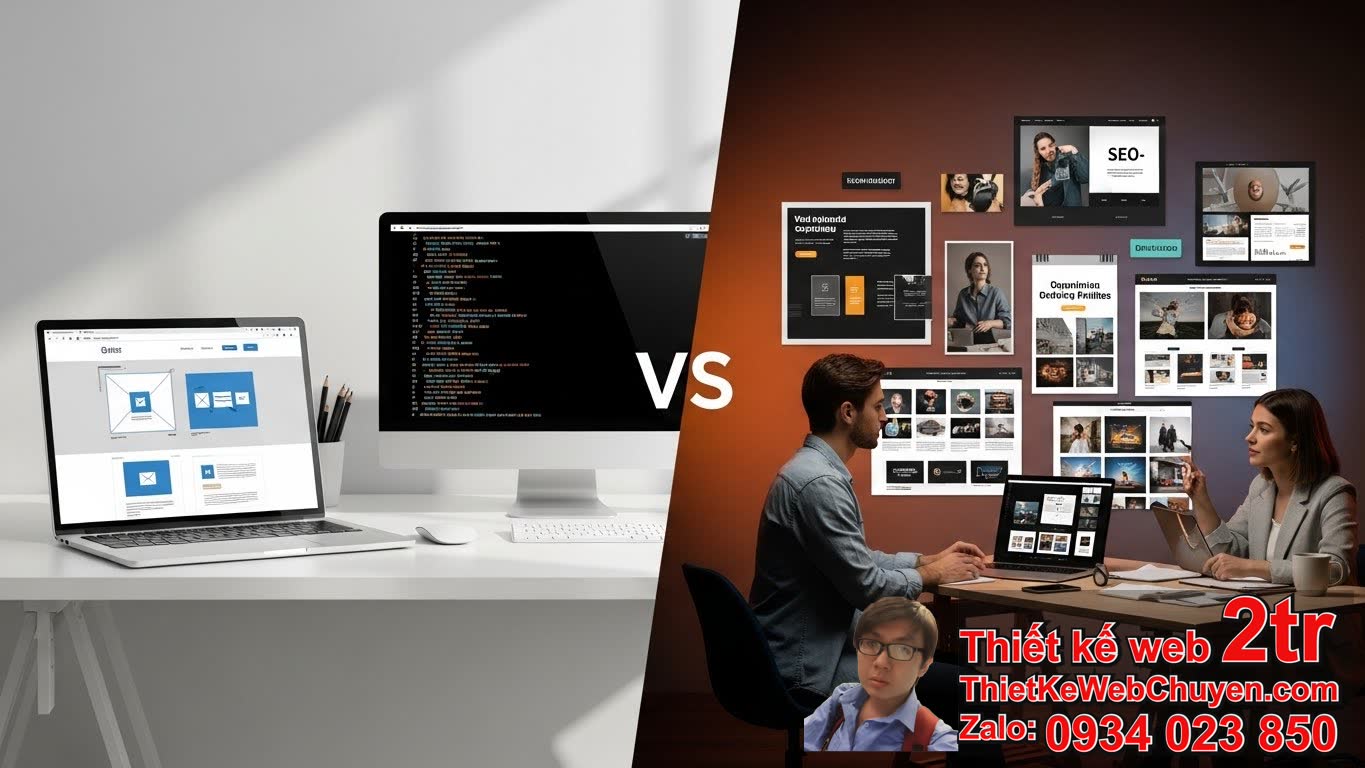 Thiết kế web có kèm nội dung không? Điều gì quyết định?