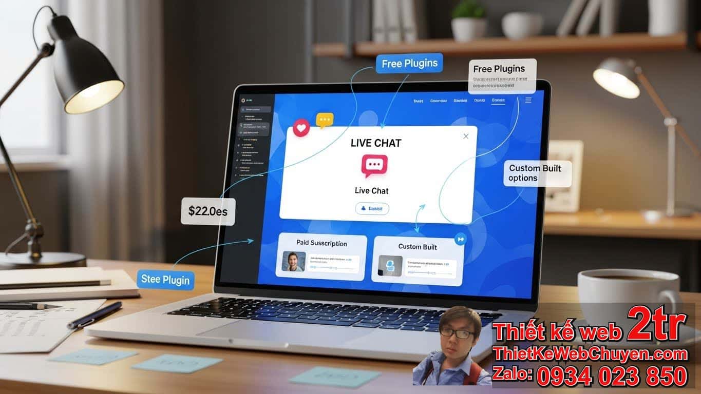 Thiết Kế Web Có Live Chat Bao Nhiêu Tiền Và Các Yếu Tố Ảnh Hưởng Đến Chi Phí?