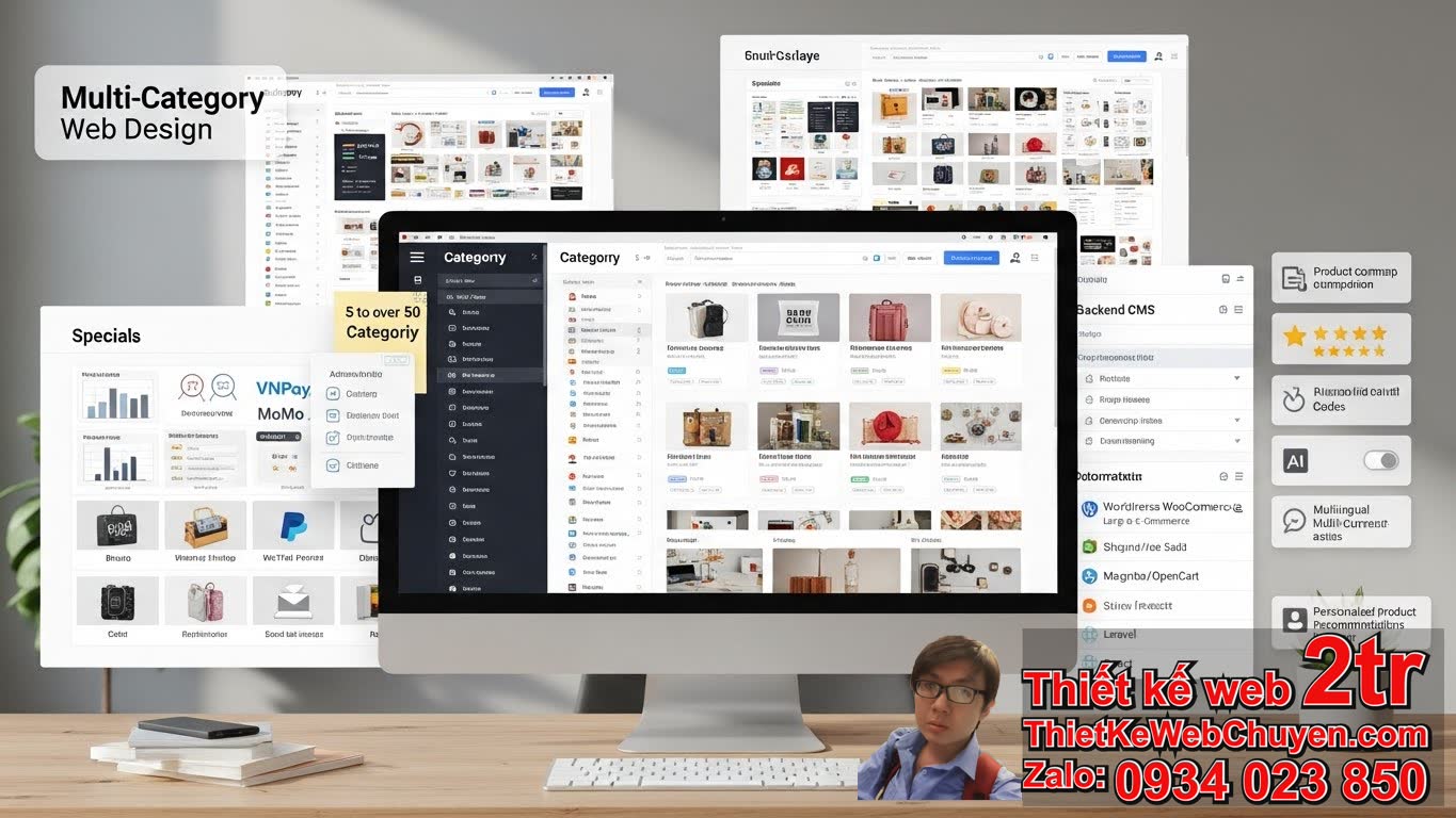 Thiết Kế Web Có Nhiều Danh Mục Giá Bao Nhiêu? Các Yếu Tố Nào Ảnh Hưởng? Thiết Kế Web Có Nhiều Danh Mục Giá Bao Nhiêu? Các Yếu Tố Nào Ảnh Hưởng?