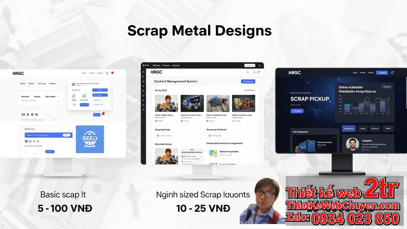 Thiết Kế Web Cơ Sở Phế Liệu Bao Nhiêu Tiền Cho Các Gói Dịch Vụ Khác Nhau?