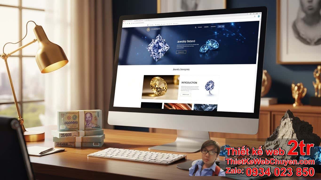 Thiết Kế Web Công Ty Đá Quý Bao Nhiêu Tiền? Tổng Quan Chi Phí Cơ Bản