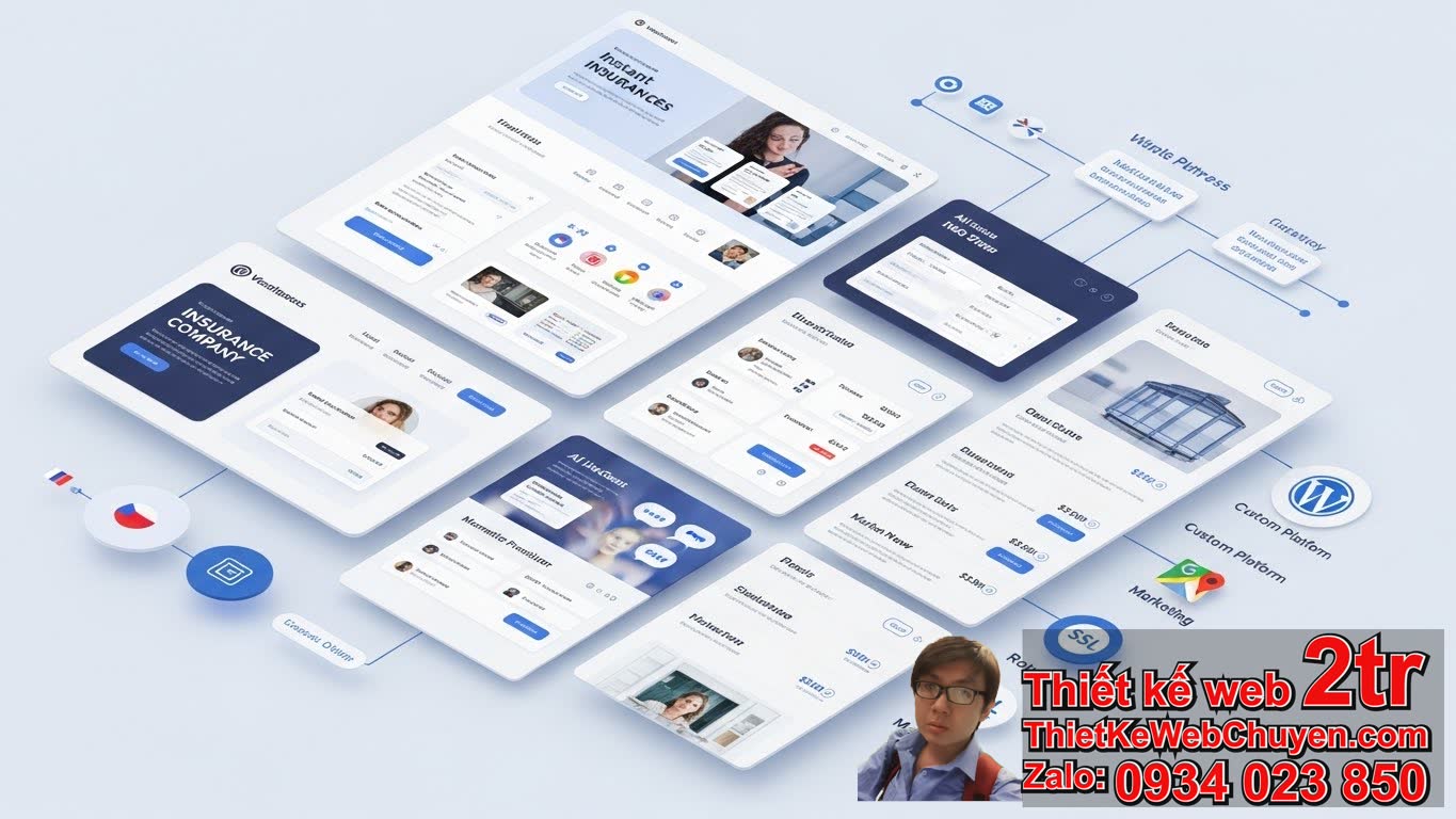 Thiết kế web công ty bán bảo hiểm bao nhiêu tiền? Các yếu tố ảnh hưởng đến giá