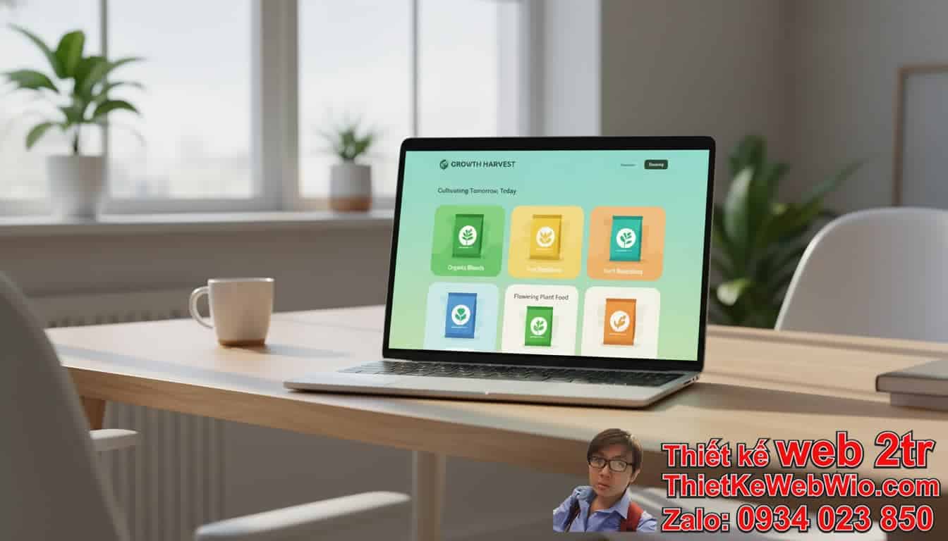 Thiết kế web công ty bán phân bón giá rẻ: Tại sao lại quan trọng cho doanh
nghiệp của bạn?