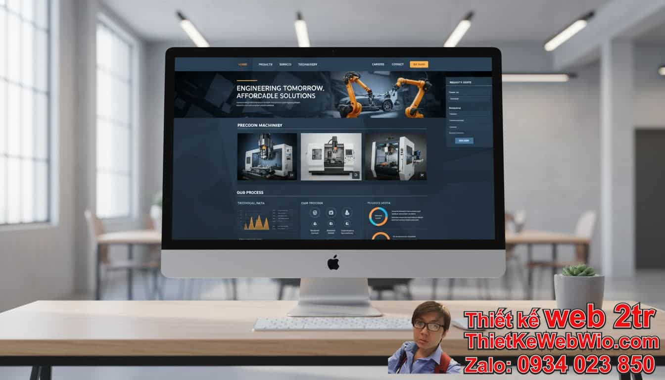 Thiết kế web công ty cơ khí giá rẻ: Tại sao lại cần thiết? Thiết kế web công ty cơ khí giá rẻ: Tại sao lại cần thiết?