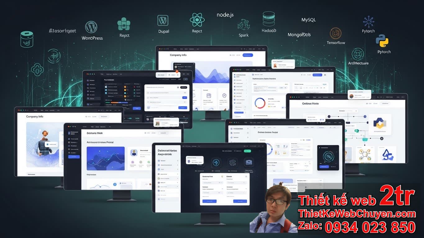 Thiết kế web công ty dữ liệu bao nhiêu tiền phụ thuộc vào những yếu tố nào?