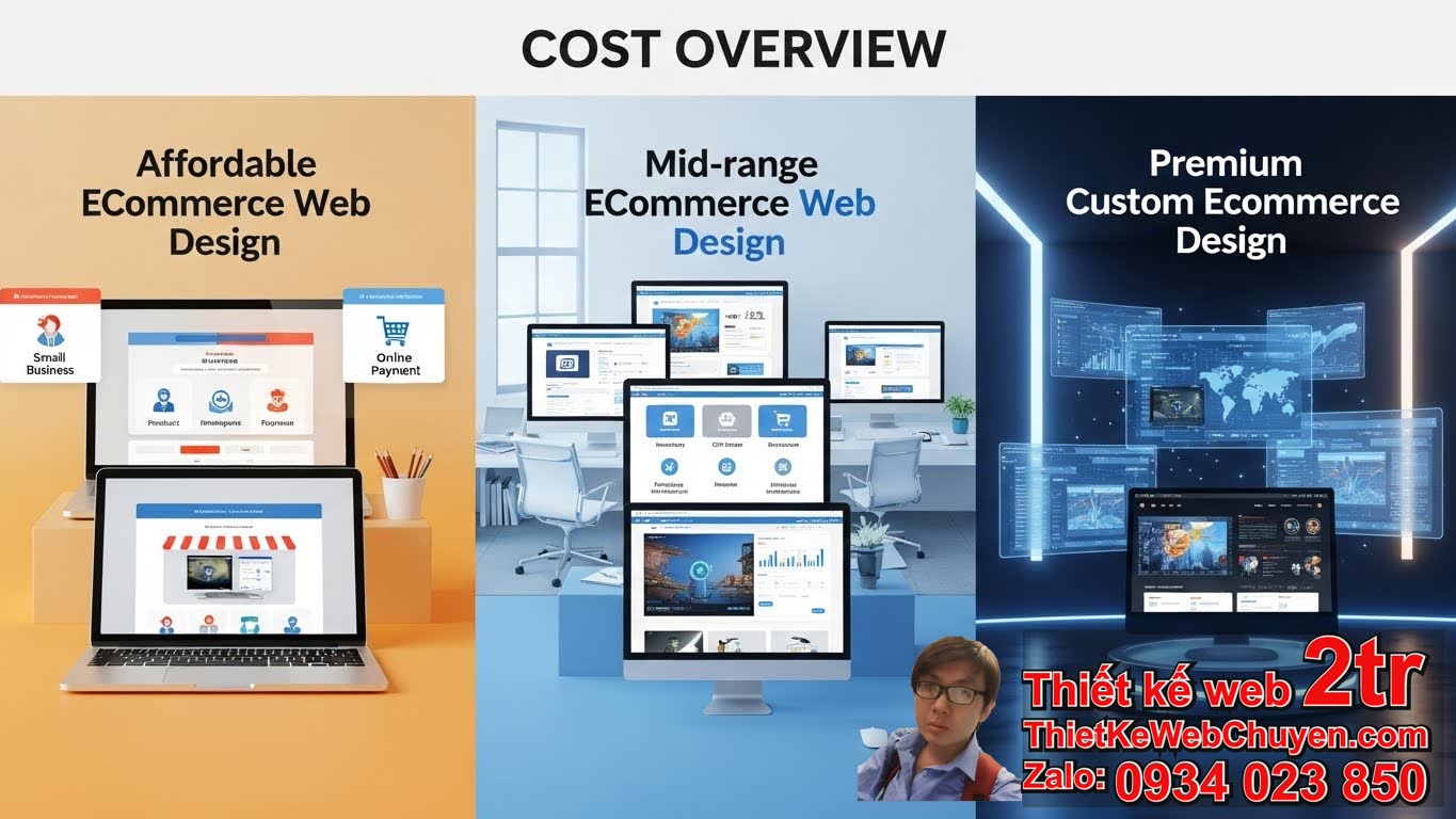 Thiết Kế Web Công Ty Ecommerce Bao Nhiêu Tiền? Tổng Quan Về Chi Phí