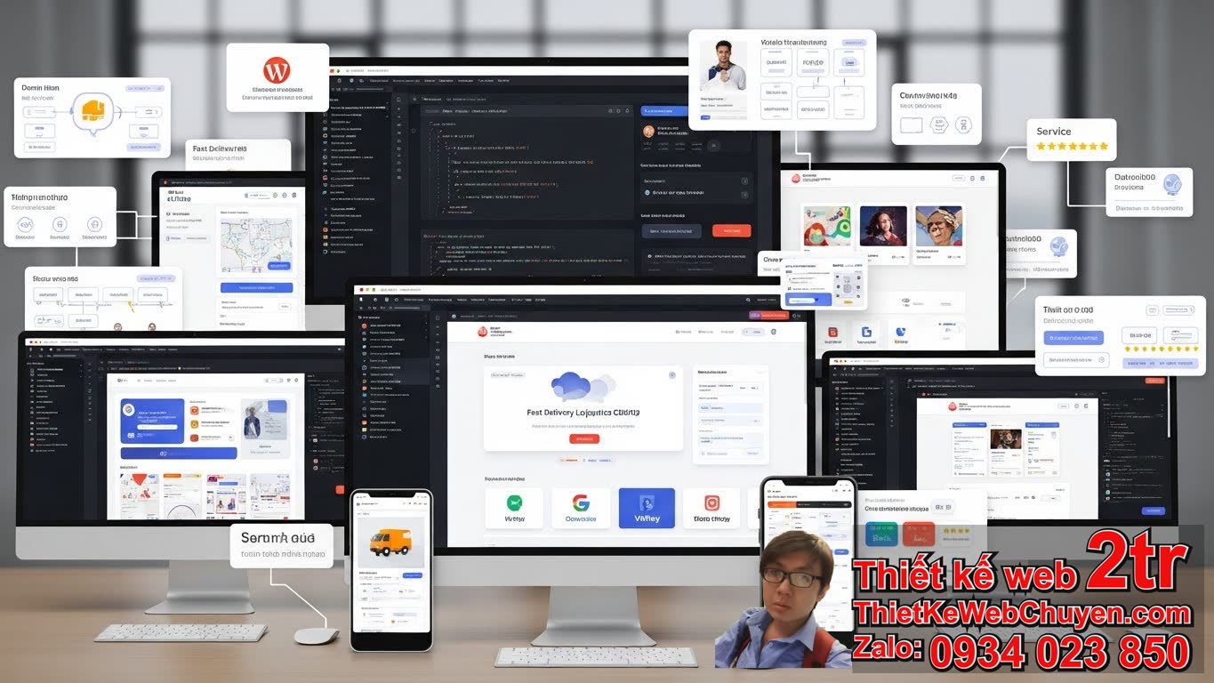 Thiết kế web công ty giao hàng nhanh bao nhiêu tiền: Các yếu tố ảnh hưởng đến
chi phí?