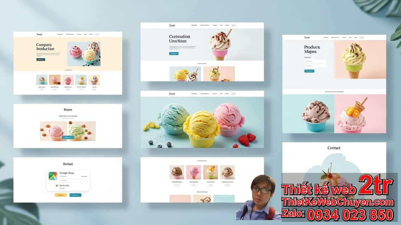 Thiết kế web công ty kem bao nhiêu tiền với các yếu tố cơ bản?