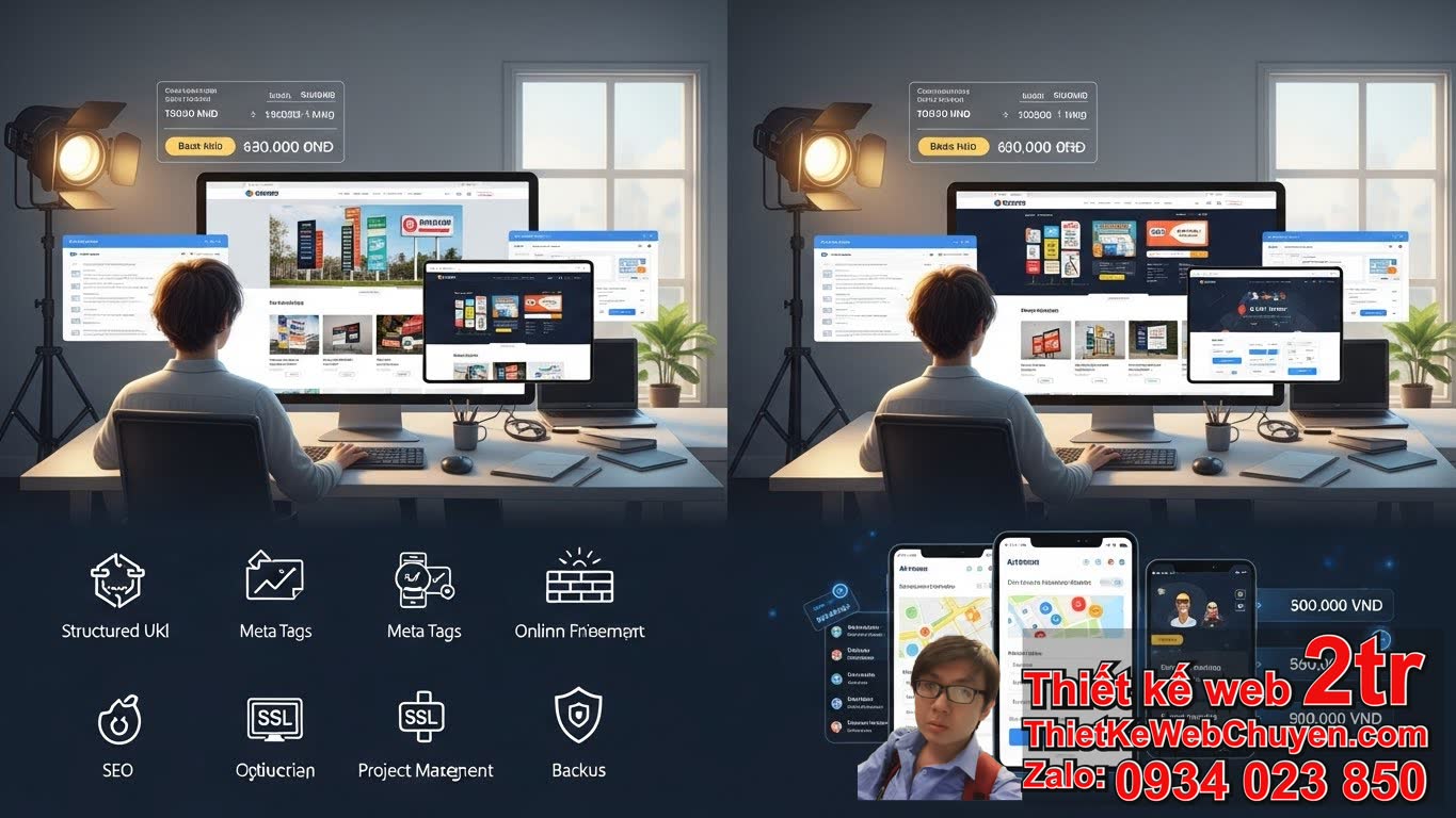 Thiết kế web công ty làm bảng hiệu quảng cáo bao nhiêu tiền? – Các Yếu Tố Ảnh
Hưởng Đến Chi Phí