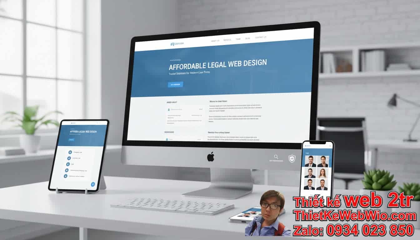 Thiết kế web công ty luật giá rẻ có những lợi ích gì?
