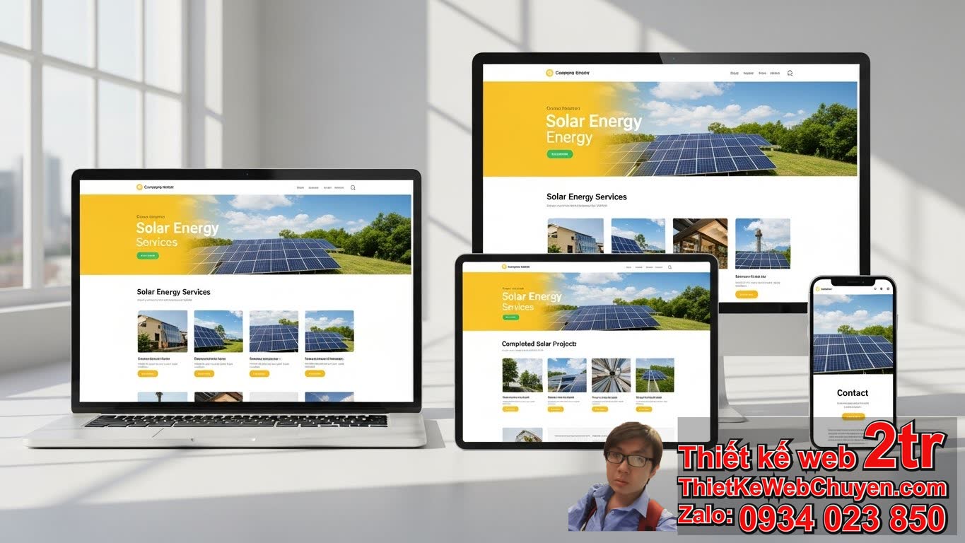 Thiết kế web công ty năng lượng mặt trời solar bao nhiêu tiền để có một trang
web cơ bản?