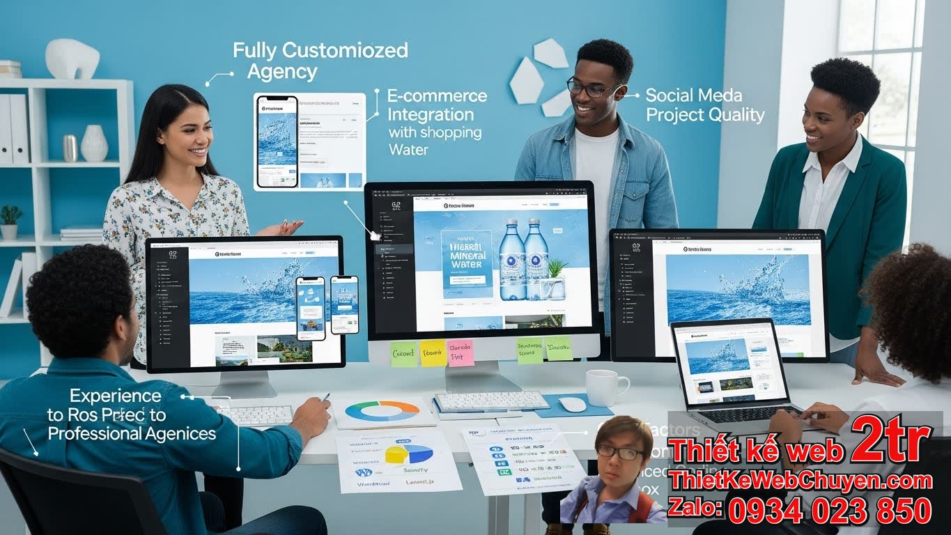 Thiết kế web công ty nước khoáng đóng chai bao nhiêu tiền? Những yếu tố nào ảnh
hưởng đến chi phí?