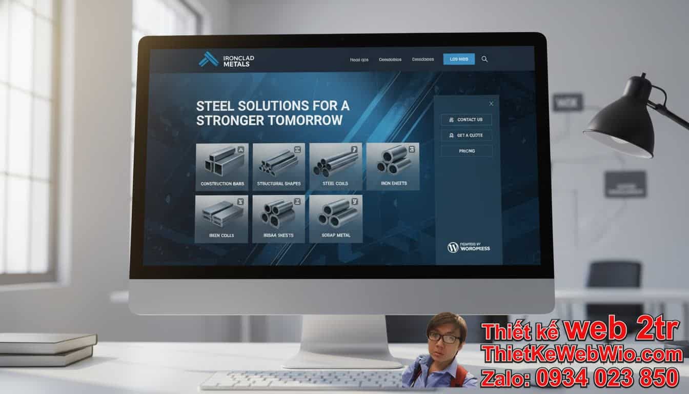 Thiết Kế Web Công Ty Sắt Thép Giá Rẻ Cần Những Yếu Tố Nào? Thiết Kế Web Công Ty Sắt Thép Giá Rẻ Cần Những Yếu Tố Nào?