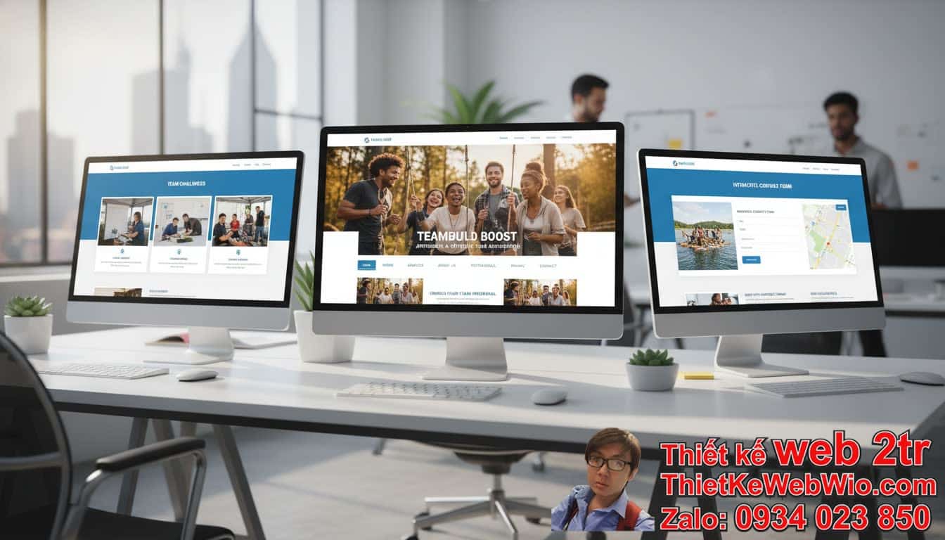 Thiết kế web công ty Teambuilding giá rẻ có thực sự hiệu quả không? Thiết kế web công ty Teambuilding giá rẻ có thực sự hiệu quả không?