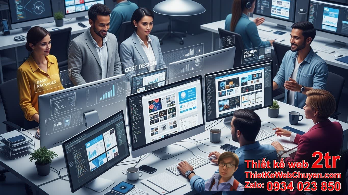 Thiết kế web công ty tin học bao nhiêu tiền? Tổng quan về chi phí