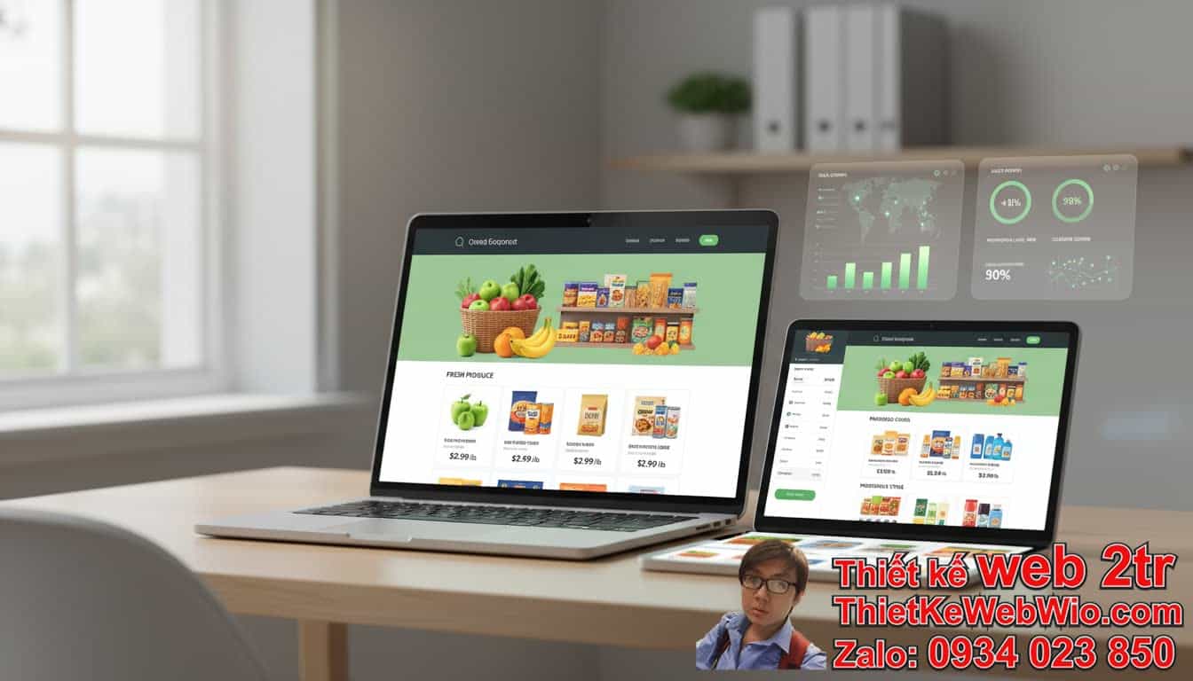 Thiết kế web cửa hàng bách hoá giá rẻ là gì và tại sao cần thiết?