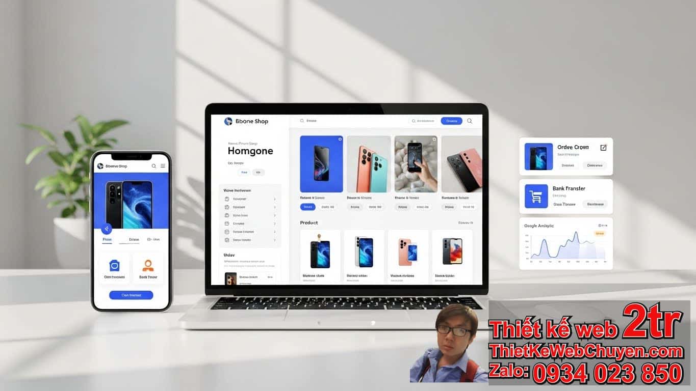 Thiết Kế Web Cửa Hàng Điện Thoại Bao Nhiêu Tiền Cho Một Website Cơ Bản?