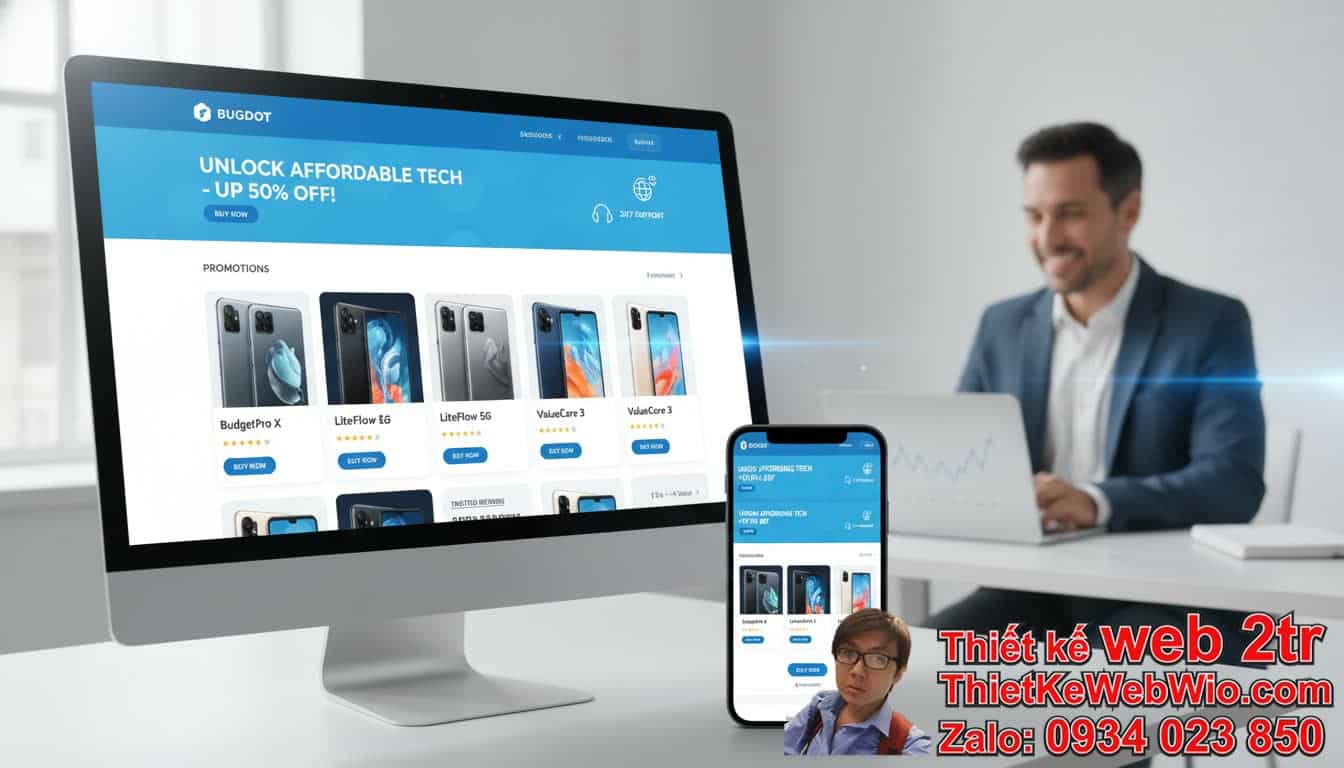 Thiết Kế Web Cửa Hàng Điện Thoại Giá Rẻ: Tại Sao Lại Cần Thiết Cho Doanh Nghiệp
Hiện Nay?