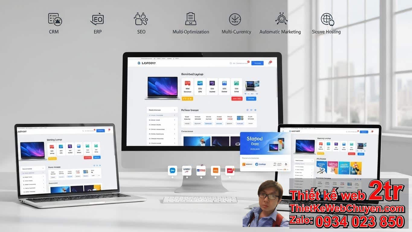 Thiết kế web cửa hàng laptop máy tính bao nhiêu tiền? Bảng giá chi tiết và các
yếu tố ảnh hưởng