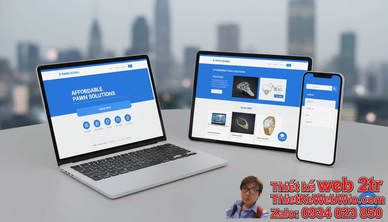 Thiết kế web dịch vụ cầm đồ giá rẻ: Tại sao lại quan trọng đối với cửa hàng cầm
đồ? Thiết kế web dịch vụ cầm đồ giá rẻ: Tại sao lại quan trọng đối với cửa hàng cầm
đồ?