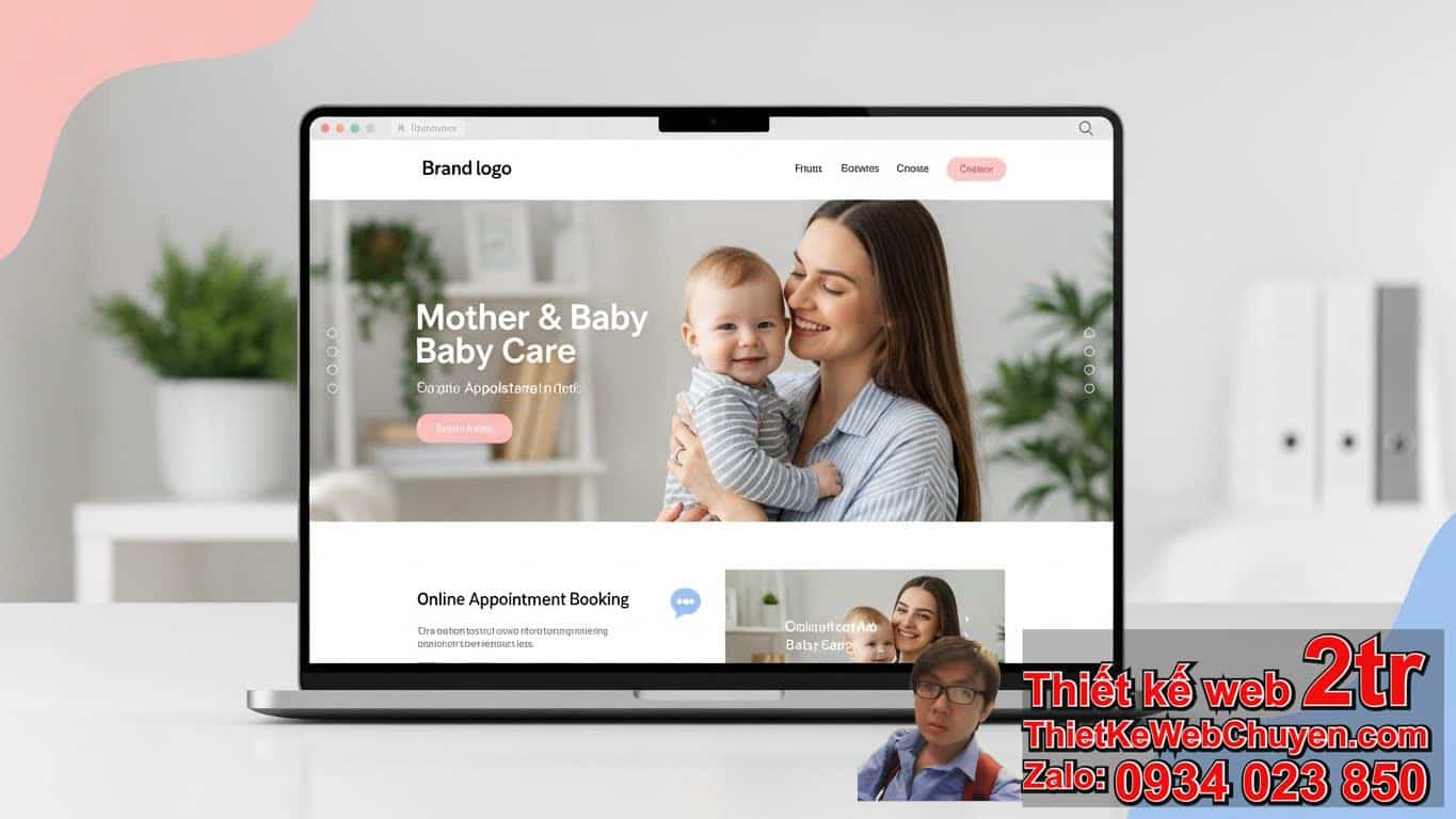 Thiết Kế Web Dịch Vụ Chăm Sóc Mẹ Và Bé Bao Nhiêu Tiền Khi Nào Nên Đầu Tư?