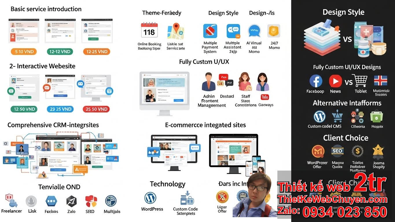 Thiết kế web Dịch vụ chăm sóc người cao tuổi bao nhiêu tiền? Các yếu tố ảnh
hưởng