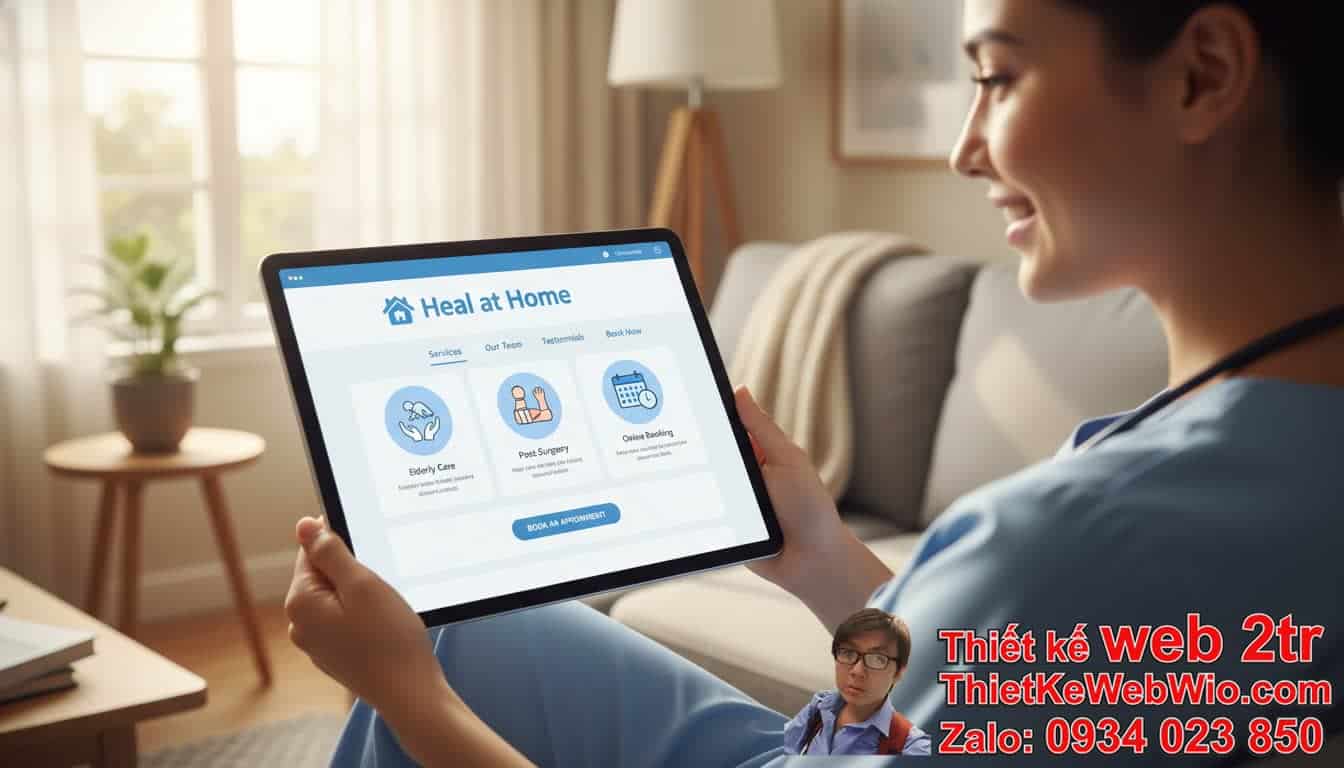 Thiết Kế Web Dịch Vụ Chăm Sóc Sức Khỏe Tại Nhà Giá Rẻ: Tại Sao Lại Cần Thiết?