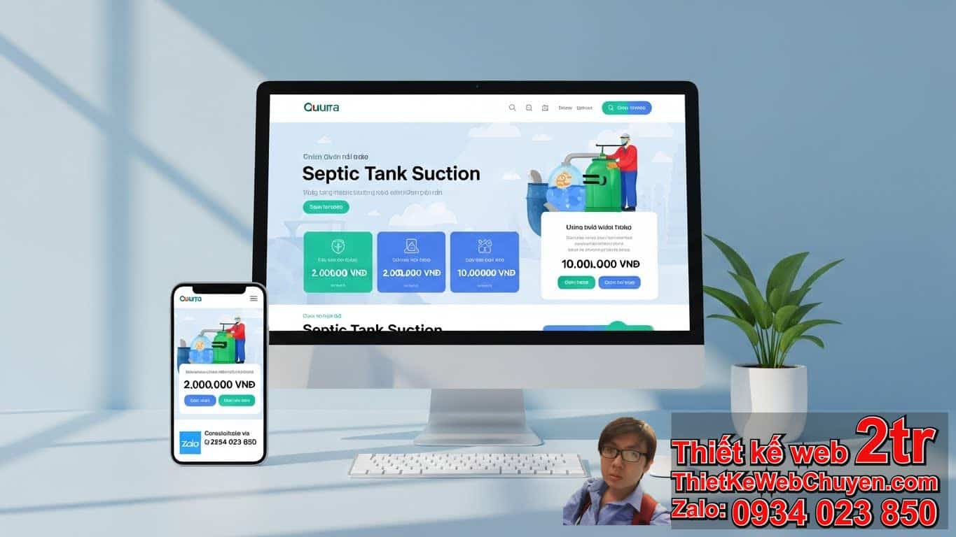 Thiết kế web Dịch vụ hút hầm cầu bao nhiêu tiền tại ThietKeWebWio.com?