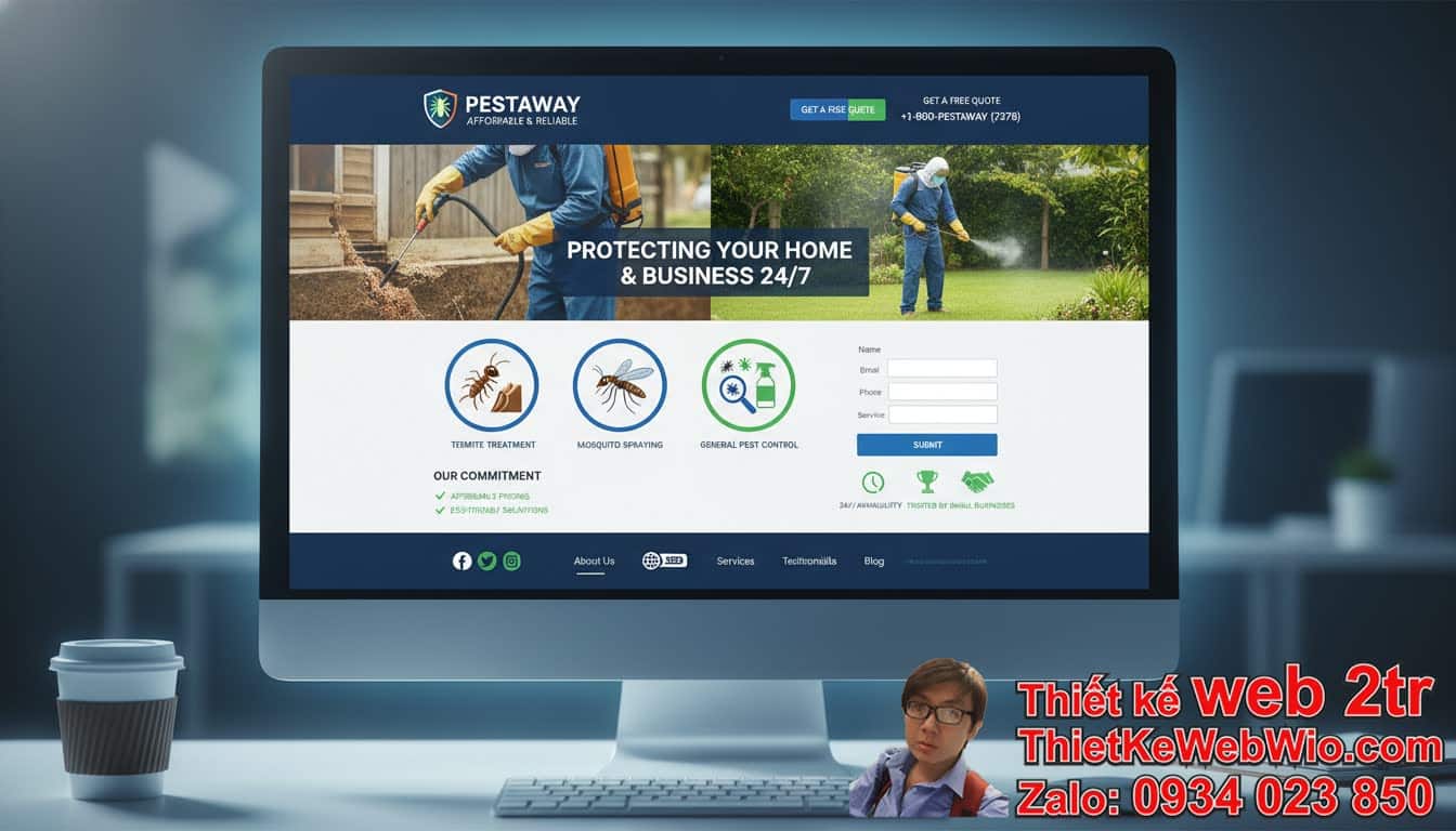 Thiết kế web Dịch vụ kiểm soát côn trùng giá rẻ: Tại Sao Một Website Lại Quan
Trọng Đối Với Doanh Nghiệp Của Bạn?