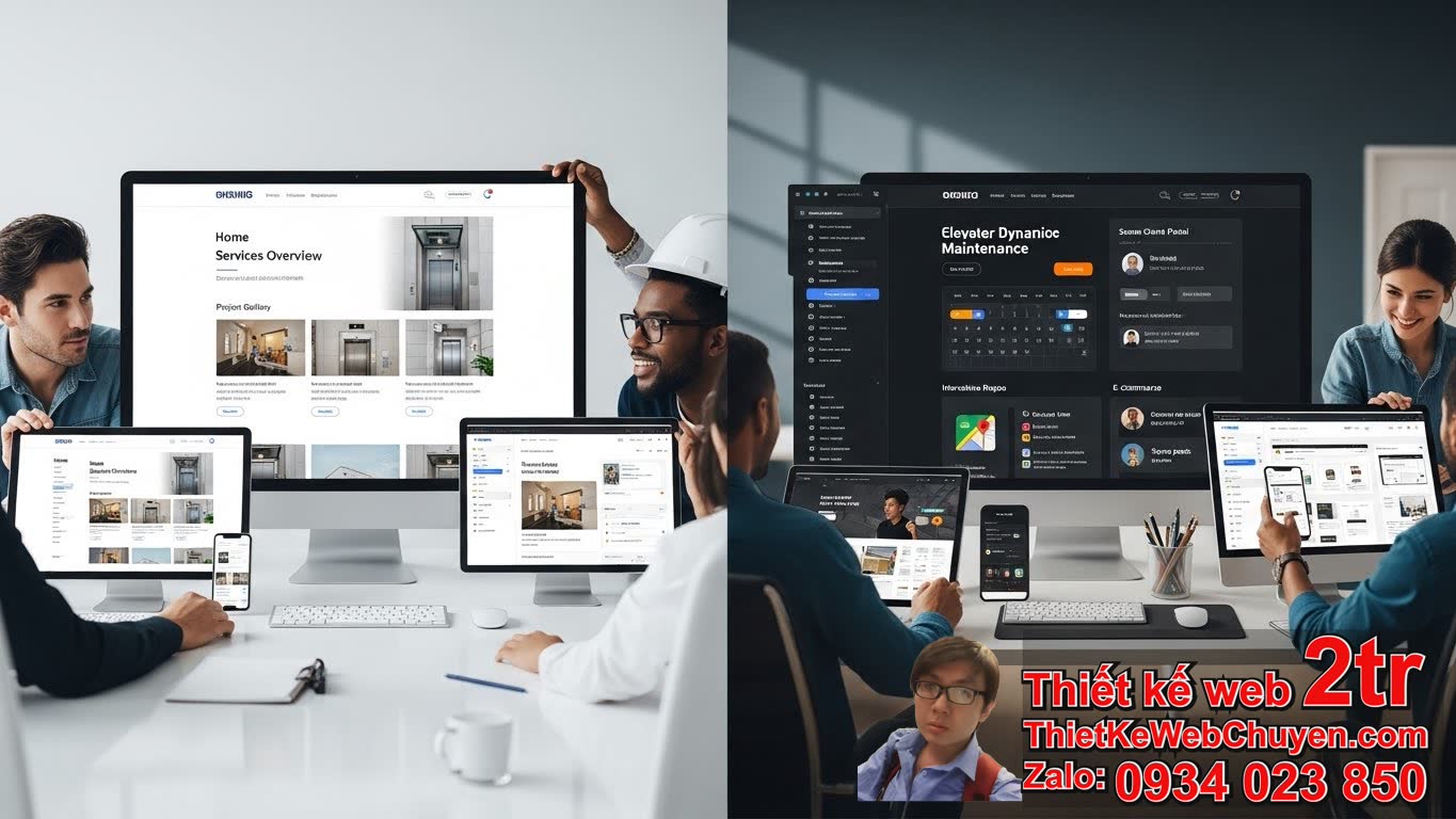 Thiết kế web Dịch vụ sửa chữa bảo trì thang máy bao nhiêu tiền - Các yếu tố ảnh
hưởng đến chi phí?